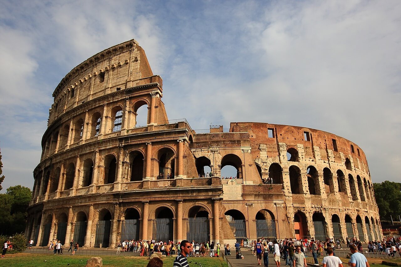 The Majestic Colosseum in Italy, one of the wonders of the world