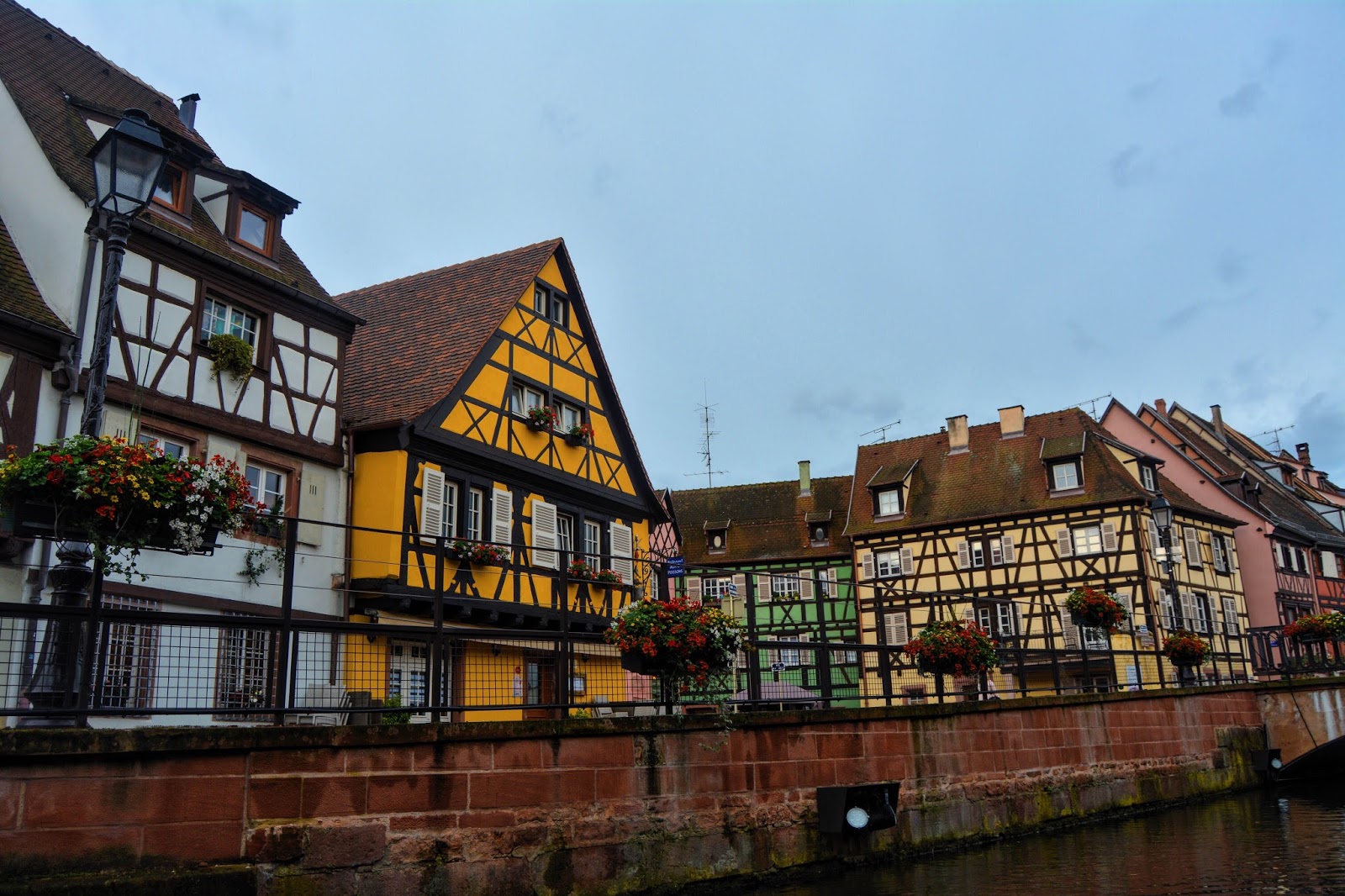A colourful village in France, Colmar with lots of colourful houses