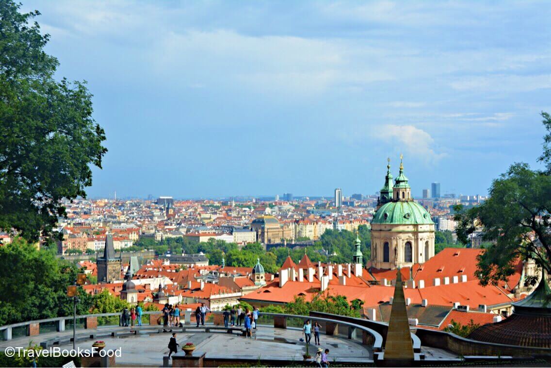 View of the city of Prague from the Prague Castle