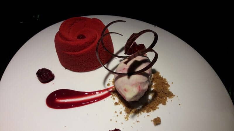 Photo of an exquisite dessert served at Yuatcha in Bangalore