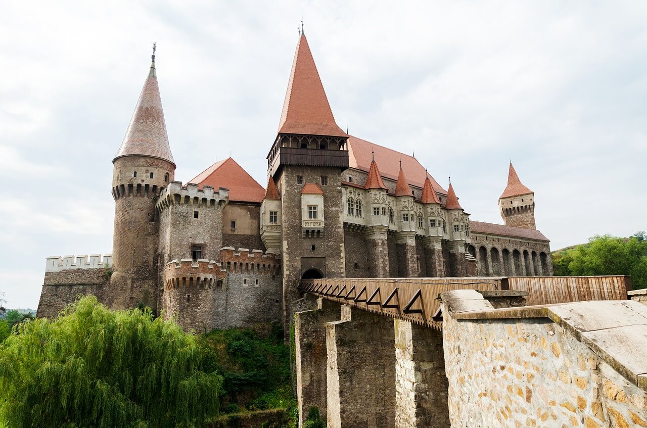 Famous Dracula castle in Romania