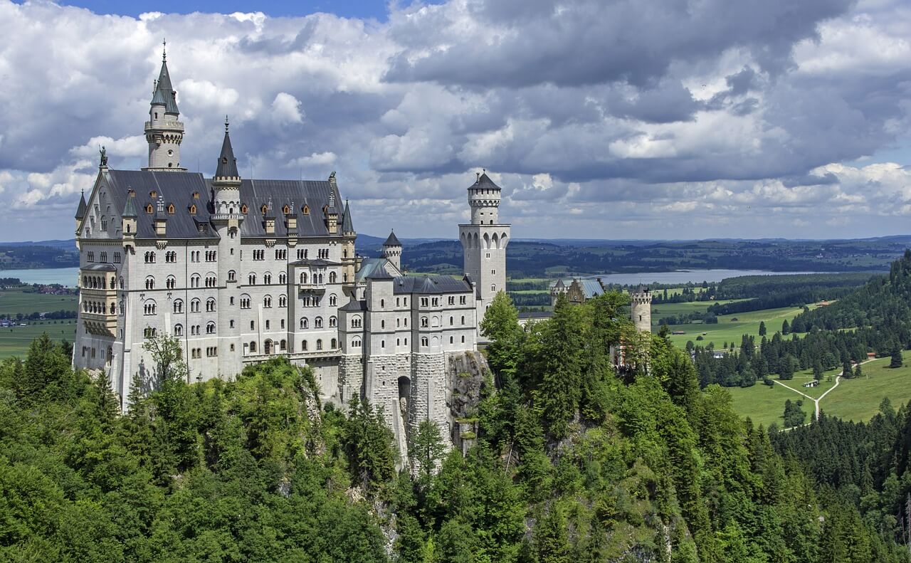This is the photo of Neuschwanstein castle in Germany