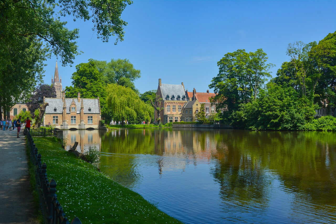 A gorgeous day at Bruges in Belgium