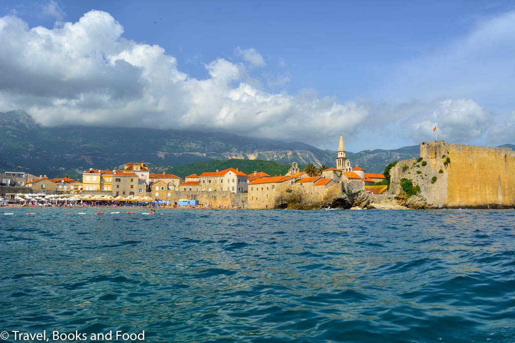 The coast of Budva from Montenegro coast